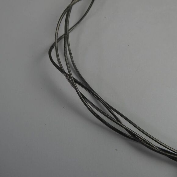 Large Brutalist Abstract Black Silver Tone Pendant on Sterling Dyadema Necklace - Picture 6 of 13